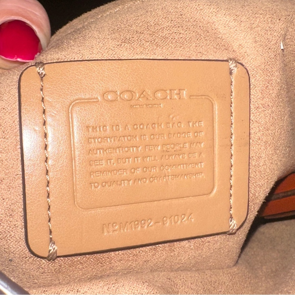 RARE Coach colorblock floral Jade crossbody - Picture 9 of 16